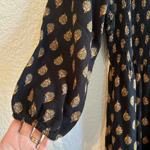 Fat Face Adele Woodblock Midi Dress blk/peacock - Picture 7 of 10